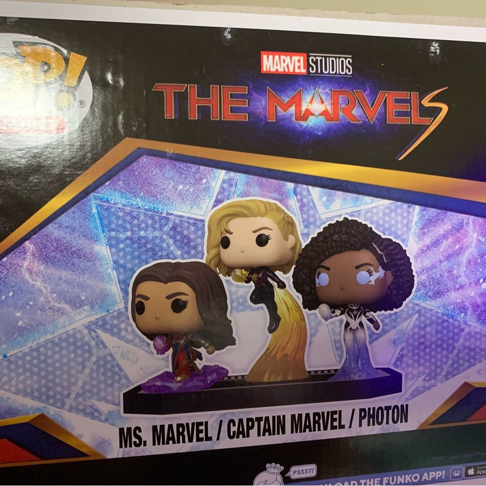 The Marvels Funko Pop Set